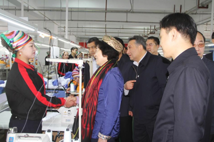 中央政治局委員，國務院孫春蘭副總理 參觀美麗奧工廠